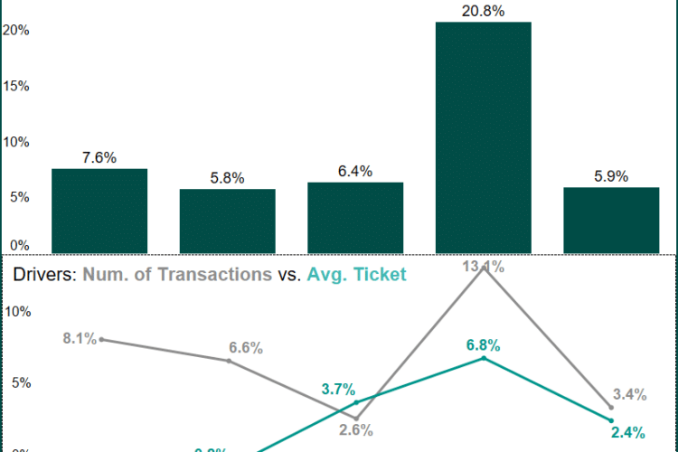 Earnest Analytics- Consumer spending grew 5.9% YoY during the 2022 holiday season